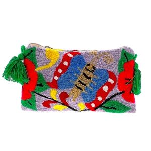 GARY GONZALEZ Handwoven Crossbody Bag Colorful Designer Art Purse,Bold Statement